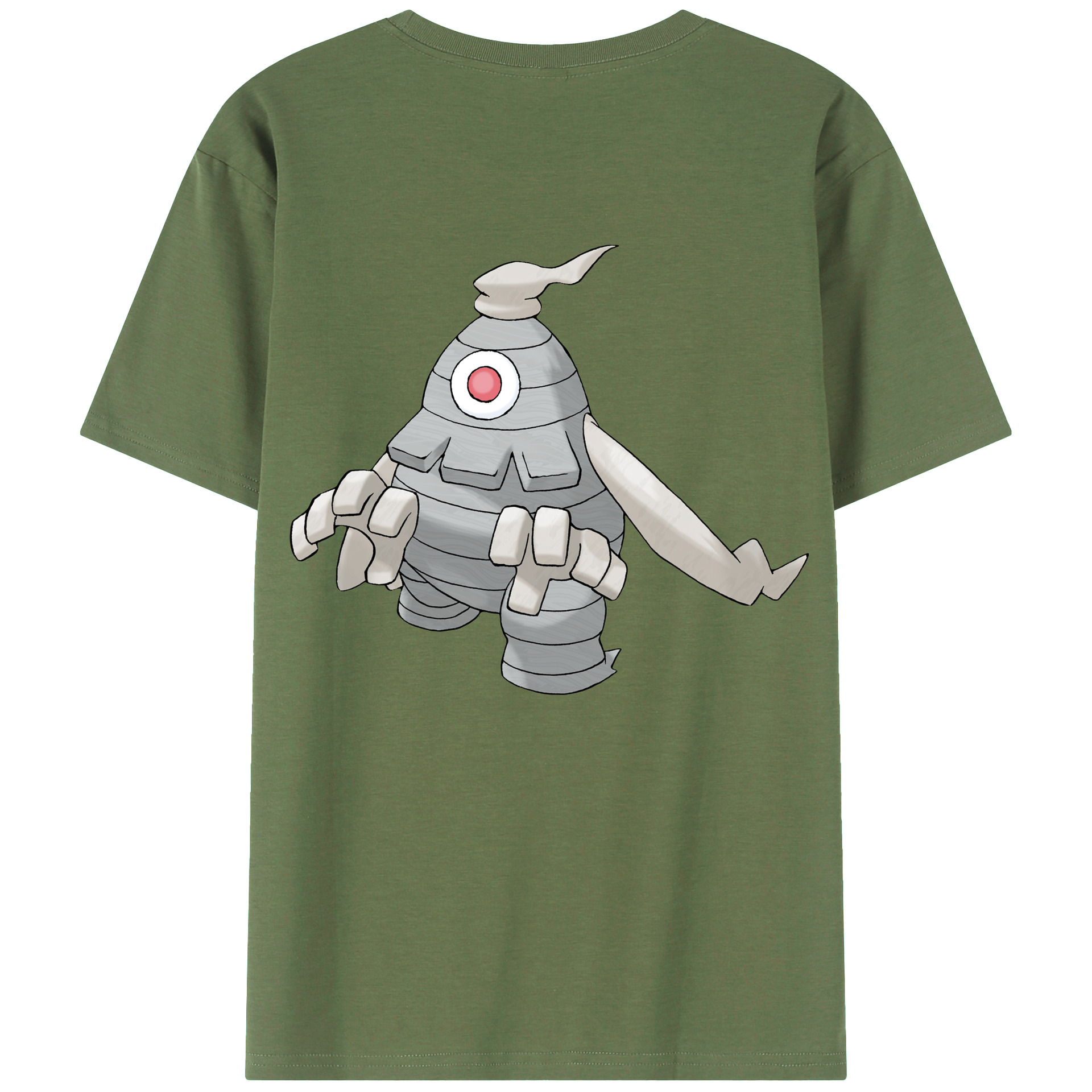 （画像用） ポケットモンスター Pokémon 綿100％ メンズ半袖Tシャツ（バックプリント） 通気性